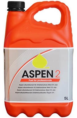 Aspen 2 FRT pre-mixed 2-stroke alkylate petrol (50:1)